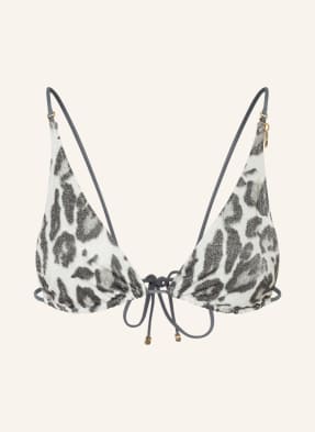 STELLA McCARTNEY SWIMWEAR Triangel-Bikini-Top mit Glitzergarn 