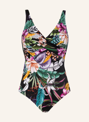 Charmline Shaping swimsuit TROPICAL DAYNIGHT