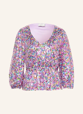 NEO NOIR Shirt blouse MINA with 3/4 sleeves and sequins 
