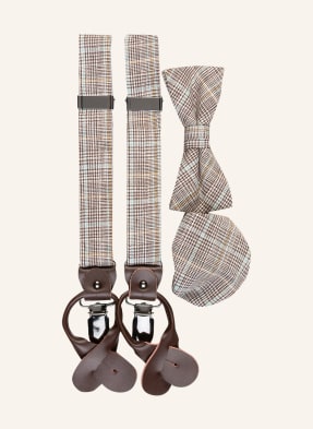 MONTI Set SANDRO: Suspenders, bow tie and pocket handkerchief 