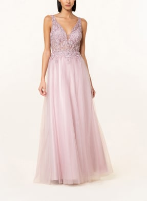 LAONA Evening dress with sequins and decorative gems