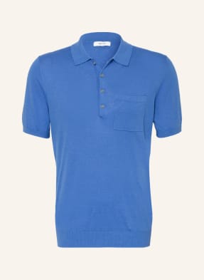 REISS Strick-Poloshirt RALPHY mit Leinen