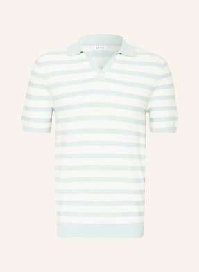 REISS Frottee-Poloshirt PEARL