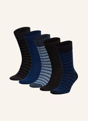 Falke 5er-Pack Strümpfe Happy Box In Geschenkbox grau