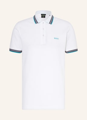 BOSS Piqué-Poloshirt PADDY CURVED Regular Fit