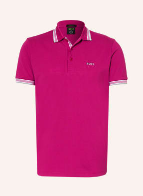 BOSS Piqué-Poloshirt PADDY CURVED Regular Fit