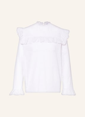 STYLE ICON Blouse-style shirt with lace trim