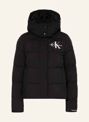 Calvin Klein Jeans Quilted jacket with detachable hood