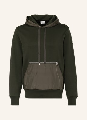 MONCLER Hoodie im Materialmix