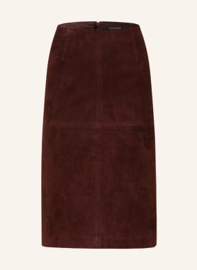 LUISA CERANO Leather skirt