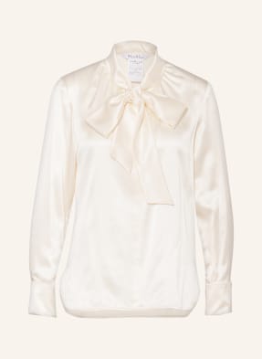 Max Mara Bow-tie blouse TENEBRE in silk