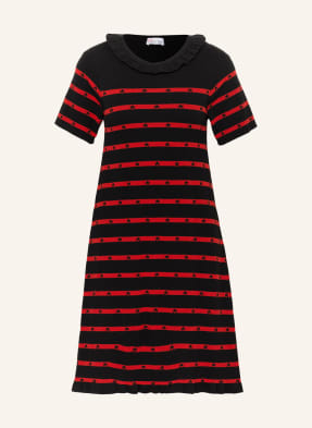 RED VALENTINO Knit dress with ruffles