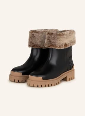 MARC CAIN Platform boots with faux fur