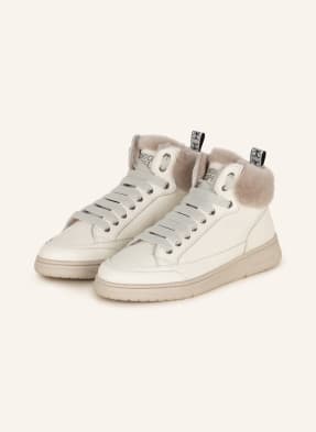 Candice Cooper High-top sneakers with real fur 