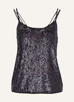 LUISA CERANO Top with sequins