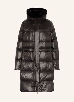 LUISA CERANO Down coat with faux fur