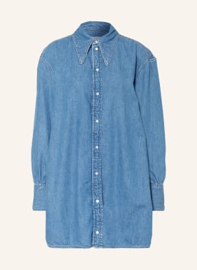 GANNI Jeans-Overshirt mit Cut-outs