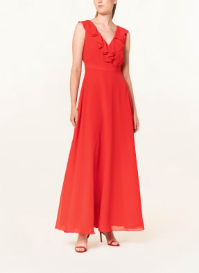 SWING Evening dress with frills