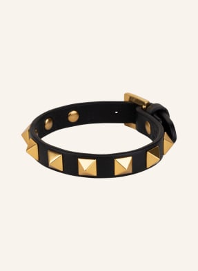 VALENTINO GARAVANI Bransoletka skórzana ROCKSTUD