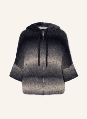 FABIANA FILIPPI Cardigan with alpaca and 3/4 sleeves