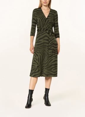 LAUREN RALPH LAUREN Kleid mit 3/4-Arm in Wickeloptik