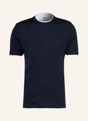 BRUNELLO CUCINELLI T-shirt with silk