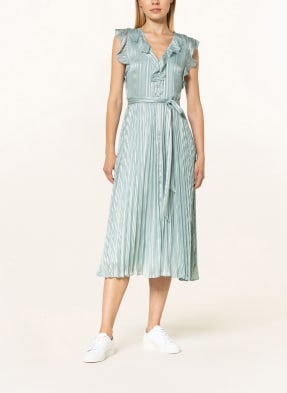 Phase Eight Plisseekleid CARMELLA mit Glanzgarn und Volants