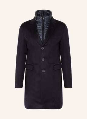 HERNO Cashmere coat with removable trim