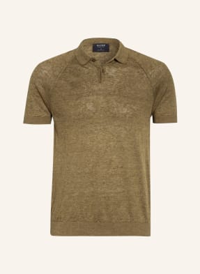 OLYMP SIGNATURE Strick-Poloshirt aus Leinen