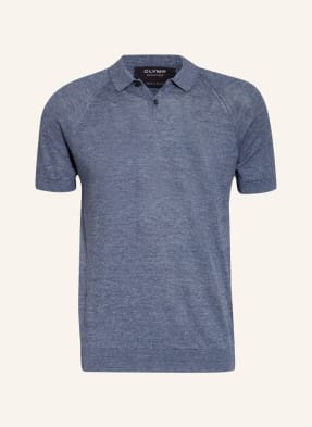 OLYMP SIGNATURE Strick-Poloshirt aus Leinen