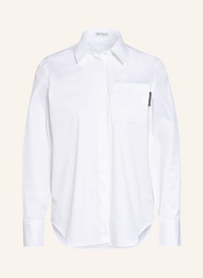 BRUNELLO CUCINELLI Shirt blouse with decorative gem trim