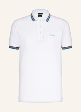BOSS Piqué-Poloshirt PADDY CURVED Regular Fit