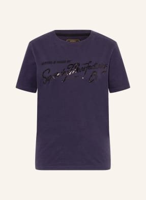 Superdry T-Shirt VINTAGE SCRIPT mit Pailletten