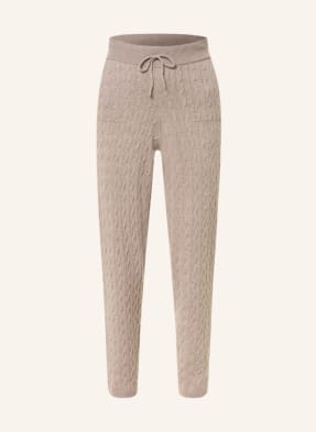 darling harbour Knit trousers with cashmere