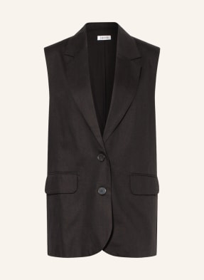 EDITED Blazer vest TAYRA with linen