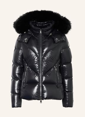 MONCLER Down jacket EZRA with removable faux fur