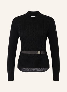MONCLER Pullover mit Cashmere im Materialmix