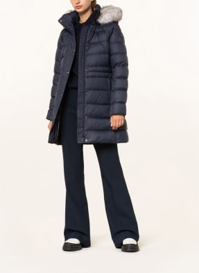 TOMMY HILFIGER Daunenmantel mit abnehmbarem Kunstpelz