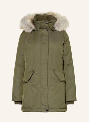 TOMMY HILFIGER Parka with DUPONT™ SORONA® insulation and removable faux fur