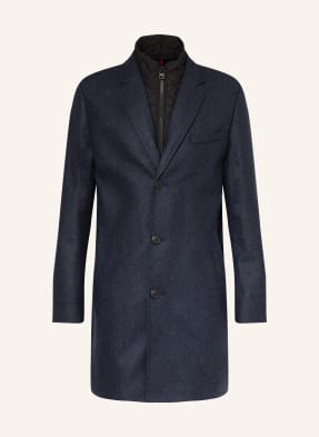 HUGO Wool coat MILOGAN with detachable trim