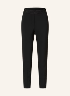 MARC CAIN Trousers with glitter thread