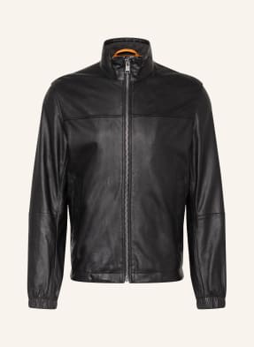 BOSS Leather jacket JASIS