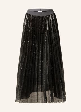 FABIANA FILIPPI Pleated skirt with sequins