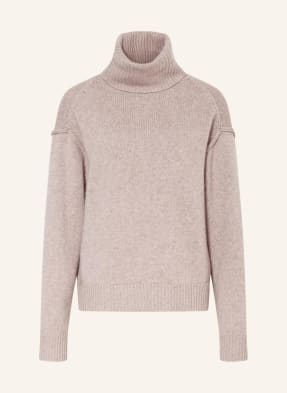 ALLUDE Oversized turtleneck sweater with cashmere