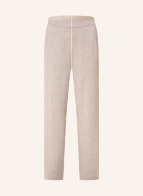 ALLUDE Knit trousers in jogger style with cashmere 