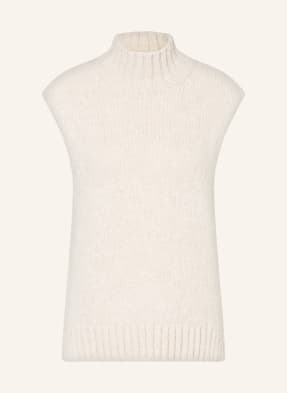 comma Sweater vest with alpaca