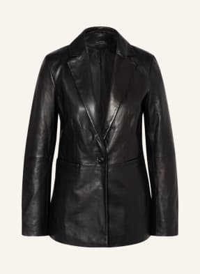 comma Leather blazer 