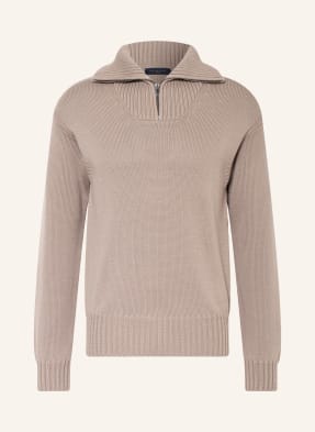DANIELE FIESOLI Half-zip sweater with merino wool