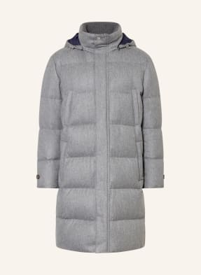BRUNELLO CUCINELLI Down jacket with removable hood