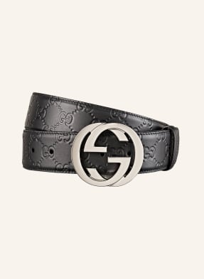 GUCCI Leather belt SIGNATURE